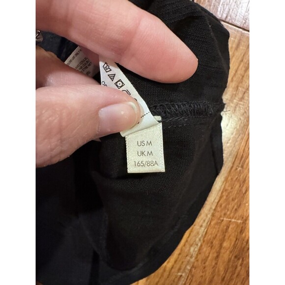 Free People Back On Track Top Cami Black Medium Closet Staple Basic Minimalist - Picture 5 of 6